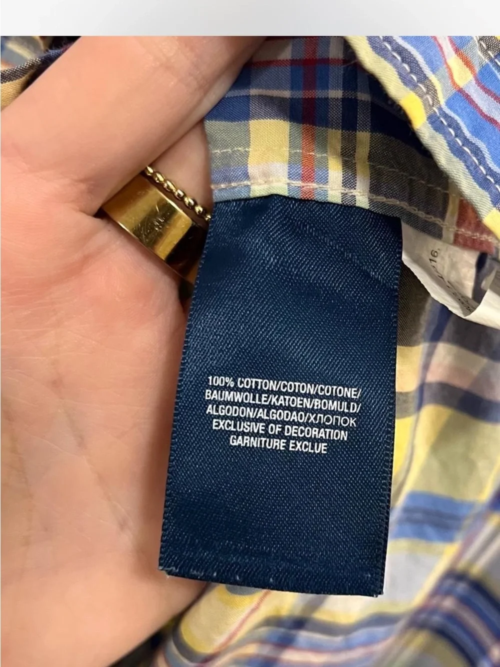 Ralph Lauren Polo Plaid Button Down Shirt